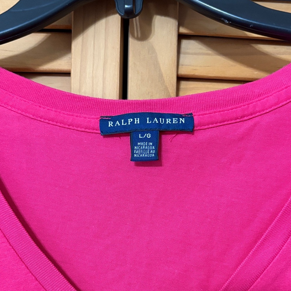 Ralph Lauren V-Neck Tee - Picture 3 of 3
